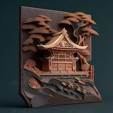 3D model Suzuka in Japan (STL)